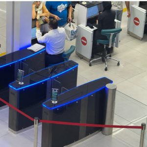 گیت کنترل تردد شیشه‌ای سریع PRO مدل SA-SG-PRO