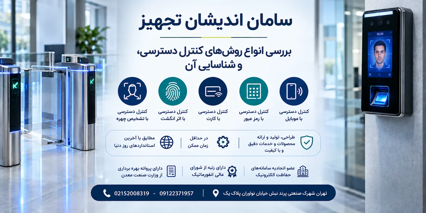 بررسی انواع روش‌های کنترل دسترسی ، و شناسایی آن